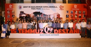 KAĞITHANE ŞEHİTLERİNİ ANDI