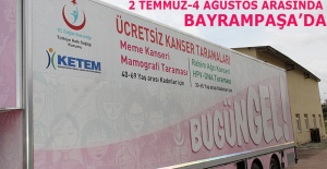 KANSER TARAMA TIR’I BAYRAMPAŞA’DA!