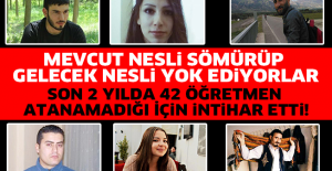 MEVCUT NESLİ SÖMÜRÜP GELECEK NESLİ YOK EDİYORLAR