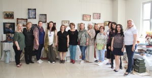 Ahşap Boyama Sergisi,Kartal’da Beğeniye Sunuldu