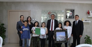 Milli Eğitim Müdürümüz Bilim ve Sanat merkezi öğrencilerini kabul etti.