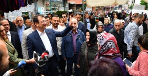Şirinevler Semt Pazarı’nı Ziyaret Eden İmamoğlu ”Endişe edilecek bir şey yok”