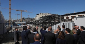 İmamoğlu, Galataport'ta incelemelerde bulundu 