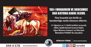 Kartallılar, Muharrem Orucu Sofralarında Buluşacak