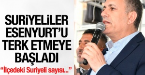 Suriyeliler Esenyurt'u terk etmeye başladı
