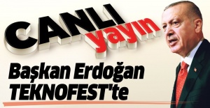 Son dakika: Başkan Erdoğan TEKNOFEST'te .