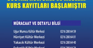 Sosyal, Kültürel ve Mesleki Kurs Kayıtları Başladı