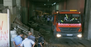 Otogar’da beklenen yıkım başladı