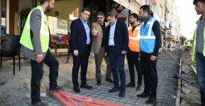 Bozkurt yol çalışmalarını inceledi