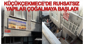Küçükçekmece’de Ruhsatsız Yapılar Çoğalmaya Başladı
