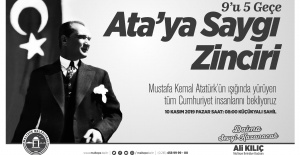 ULU ÖNDER MUSTAFA KEMAL ATATÜRK SAYGI ZİNCİRİ VE  SAYGI DALIŞIYLA ANILACAK