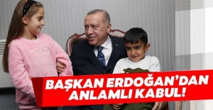 Cumhurbaşkanı Erdoğan, şehit Ahmet Budak’ın ailesini kabul etti