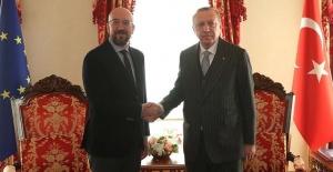 Cumhurbaşkanı Erdoğan, AB Konseyi Başkanı Michel ile görüştü
