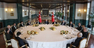 Yasama, yürütme ve yargı organlarının temsilcileri Cumhurbaşkanlığı Külliyesinde