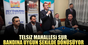 Telsiz Mahallesi Sur Bandına Uygun Şekilde Dönüşüyor