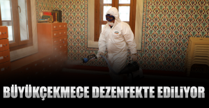 Büyükçekmece’de Korona Virüsüne Karşı Dezenfektasyon Çalışmaları Başlatıldı