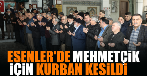 Esenler'de Mehmetçik İçin Kurban Kesildi