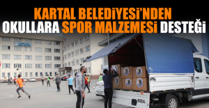 Kartal Belediyesi’nden Okullara Spor Malzemesi Desteği