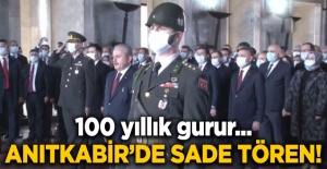 Anıtkabir ve TBMM'de sade 23 Nisan töreni