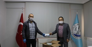 Esnaf Odalarına Belediyeden Maske Temini