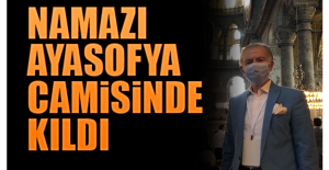 Atila Aydıner, Ayasofya Camii’nde