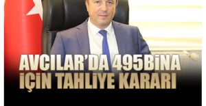 Avcılar’da 495 bina için tahliye kararı