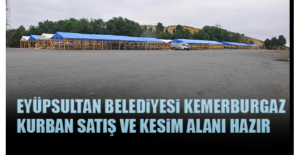 Eyüpsultan Belediyesi Kemerburgaz Kurban Satış ve Kesim Alanı Hazır