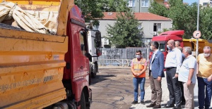 Gökhan Yüksel, Devam Eden Asfalt Çalışmalarını İnceledi