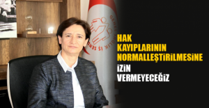 Hak Kayıplarının Normalleştirilmesine İzin Vermeyeceğiz