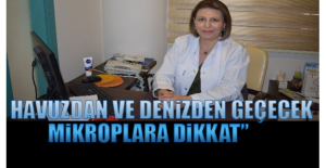 Havuzdan Ve Denizden Geçecek Mikroplara Dikkat