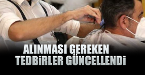 Kuaför güzellik salonlarında alınması gereken tedbirler güncellendi