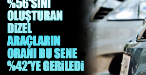 Pazarın %56'sını Oluşturan Dizel Araçların Oranı Bu Sene %42'ye Geriledi
