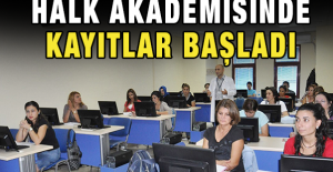 Halk Akademisinde Kayıtlar Başladı