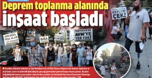 Teşvikiye Mahallesi’nin deprem toplanma alanında inşaat başladı