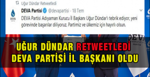 Uğur Dündar Deva Partisi İl Başkanı Oldu