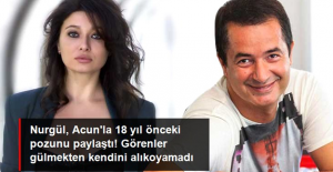 Acun Ilıcalı ile 18 yıl önceki fotoğrafını paylaşan Nurgül Yeşilçay, görenleri kahkahaya boğdu