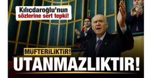 Bahçeli'den Kılıçdaroğlu'na tepki: Müfterilik ve utanmazlık...