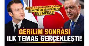 Başkan Erdoğan ile Macron arasında gerilim sonrası ilk temas!