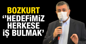 Bozkurt, ‘’Hedefimiz Herkese İş Bulmak’