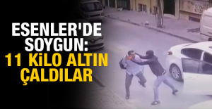 Esenler'de Soygun: 11 Kilo Altın Çaldılar