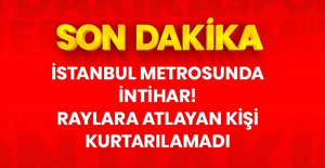 İstanbul'da metroda intihar: Raylara atlayan kişi kurtarılamadı