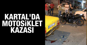 Kartal'da Motosiklet Kazası