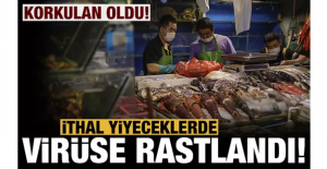 Korkulan oldu: Yiyeceklerde koronavirüse rastlandı