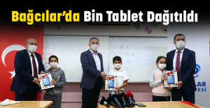 Bağcılar’da Bin Tablet Dağıtıldı