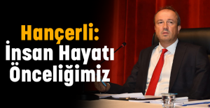 Hançerli: İnsan Hayatı Önceliğimiz