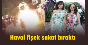 Havai fişek sakat bıraktı