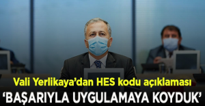 Vali Yerlikaya: HES kodu uygulamasını, kamu kurumlarımızın hepsinde başarıyla uygulamaya koyduk