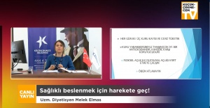 DİYETİSYEN ELMAS’TAN KİLO VERMEK İSTEYENLERE TAVSİYELER