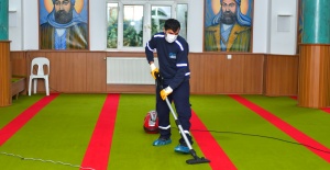 ESENYURT’TA İBADETHANELER DİP KÖŞE TEMİZLENİYOR