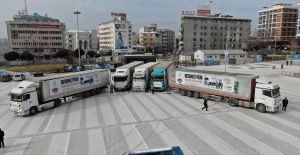 Bağcılar’dan Suriye’ye 5 yardım TIR’ı yola çıktı